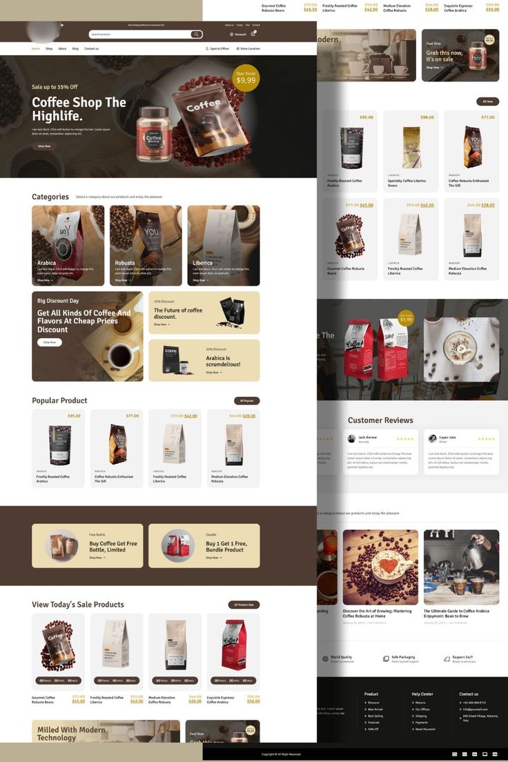 Coffee Store Template 3